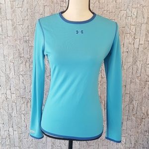 Under Armour Long Sleeve Blue Active/Sports Top